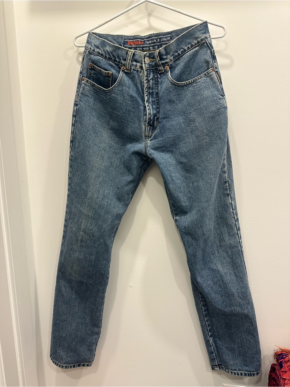Vintage 90s Buffalo Jeans in Washed Blue Denim
